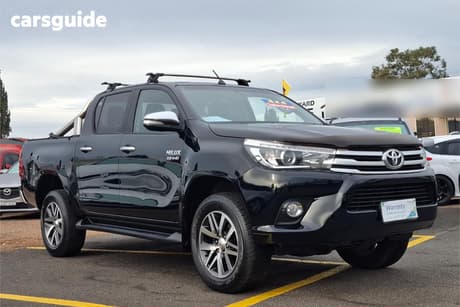 Black 2015 Toyota Hilux Dual Cab Utility Sr5 (4X4)