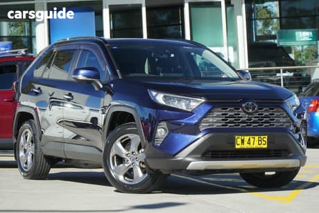 Blue 2019 Toyota RAV4 Wagon Cruiser (2Wd)