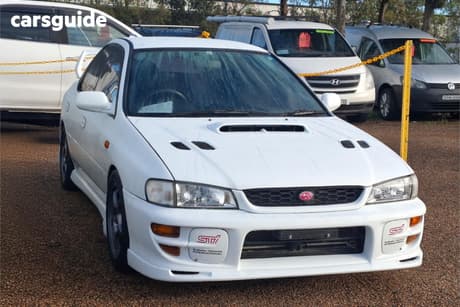 White 1999 Subaru Impreza Sedan Wrx Sti Version Vi