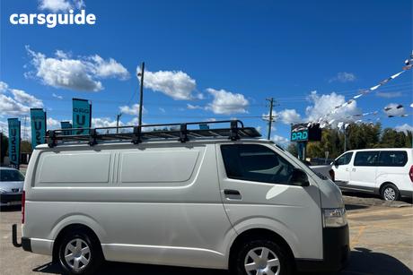 White 2016 Toyota HiAce Van Lwb