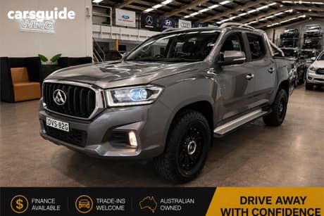 Grey 2018 LDV T60 Double Cab Utility Pro (4X4)