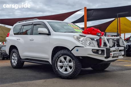 White 2010 Toyota Landcruiser Prado Wagon Gxl (4X4)