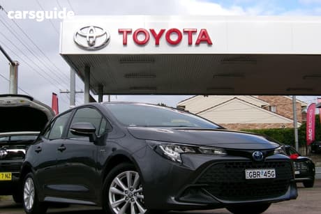 Grey 2025 Toyota Corolla Hatchback Ascent Sport Hybrid