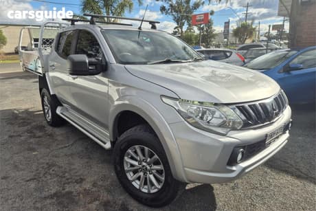 Silver 2017 Mitsubishi Triton Dual Cab Utility Gls (4X4)