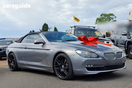 Grey 2011 BMW 650I Convertible 50I