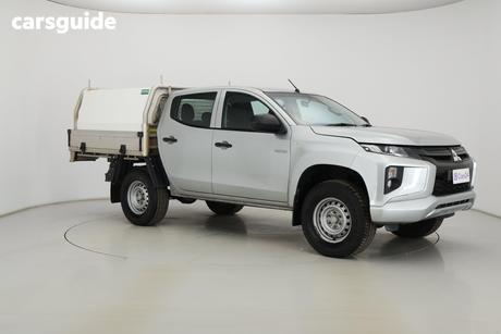 Silver 2020 Mitsubishi Triton Double Cab Pick Up Glx (4X4)
