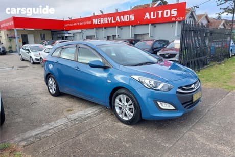 Blue 2014 Hyundai I30 Wagon Tourer Active 1.6 Gdi