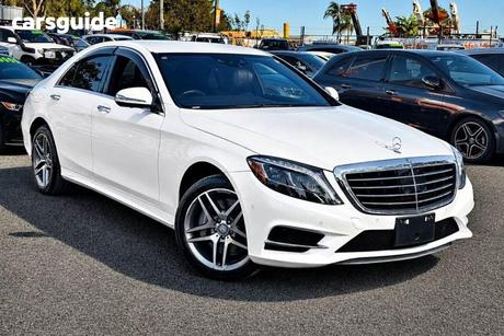 White 2014 Mercedes-Benz S400 Sedan L 222 MY15