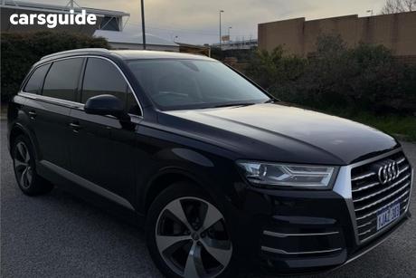 Blue 2017 Audi Q7 Wagon 3.0 Tdi Quattro