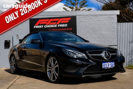 Black 2013 Mercedes-Benz E400 Convertible 207 MY13