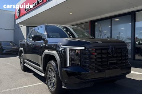 Black 2026 MG Mgu9 Ute Tray BLACK EDITION 4X4