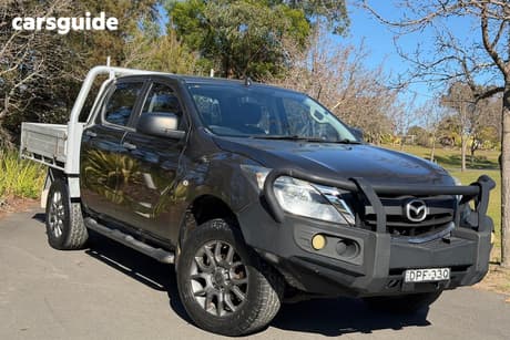 Silver 2017 Mazda BT-50 Dual Cab Utility Xt (4X4)