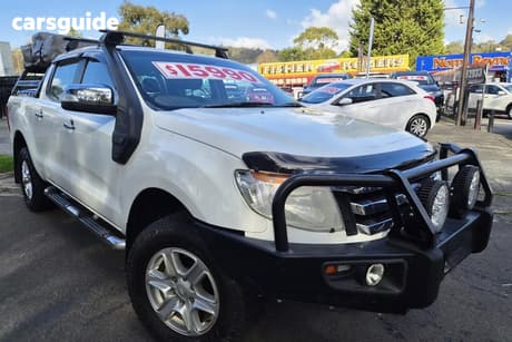 White 2014 Ford Ranger Crew Cab Pickup Xlt 3.2 Hi-Rider (4X2)
