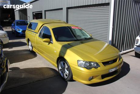 Yellow 2003 Ford Falcon Utility Xr6T