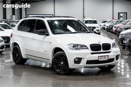 White 2012 BMW X5 Wagon Xdrive 40D Sport