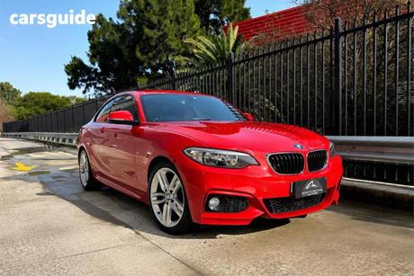 Red 2016 BMW 220I Coupe M Sport