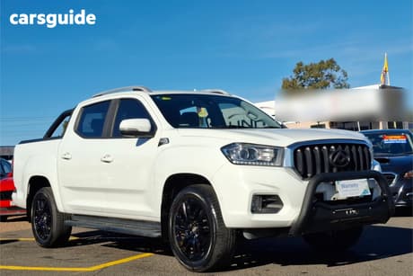 White 2020 LDV T60 Double Cab Utility Trailrider 2 (4X4) D20