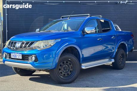 Blue 2017 Mitsubishi Triton Dual Cab Utility Gls (4X4)
