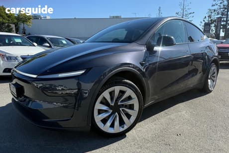 Grey 2026 Tesla Model Y Wagon Performance