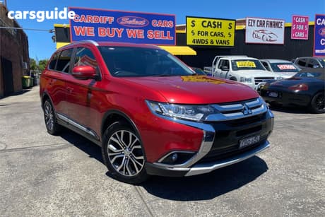 Red 2018 Mitsubishi Outlander Wagon Ls 7 Seat (Awd)