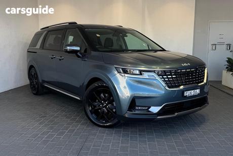 Blue 2022 Kia Carnival Wagon Platinum