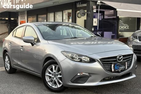 Silver 2013 Mazda 3 Sedan Touring