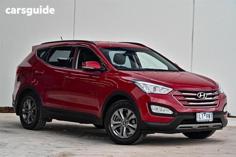 Red 2014 Hyundai Santa FE Wagon Active (4X4)