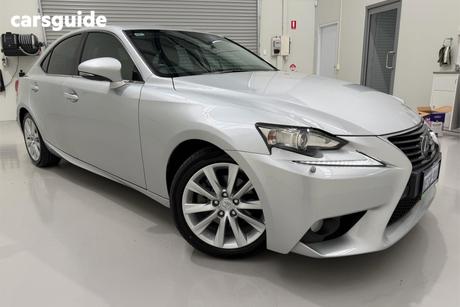 Silver 2013 Lexus IS300H Sedan Luxury Hybrid
