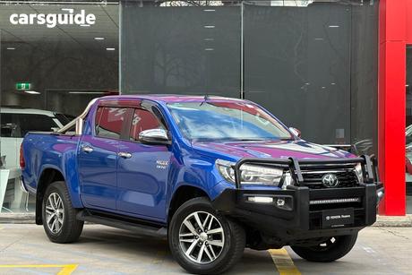Blue 2020 Toyota Hilux Double Cab Pick Up Sr5 (4X4)