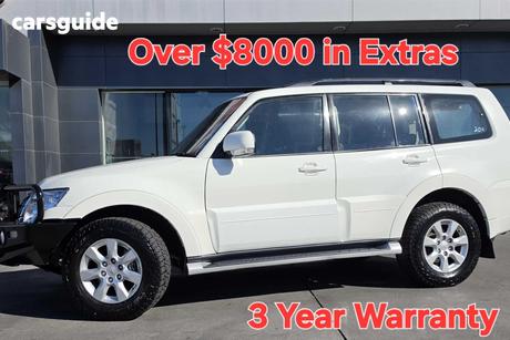 White 2021 Mitsubishi Pajero Wagon Glx5 (4X4) 5 Seat