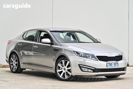 Grey 2012 Kia Optima Sedan Sli