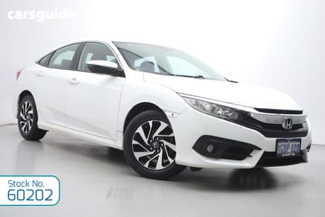 White 2016 Honda Civic Sedan Vti-S