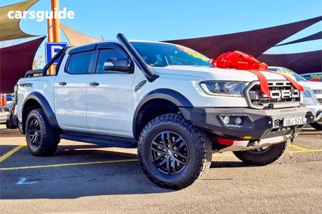 White 2019 Ford Ranger Double Cab Pick Up Raptor 2.0 (4X4)