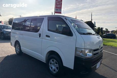 White 2012 Toyota HiAce Van Lwb