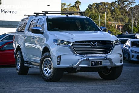 White 2023 Mazda BT-50 Dual Cab Pick-up Gt (4X4)