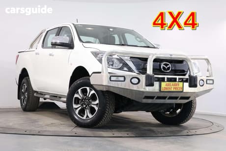 White 2019 Mazda BT-50 Dual Cab Utility Xtr (4X4) (5Yr)