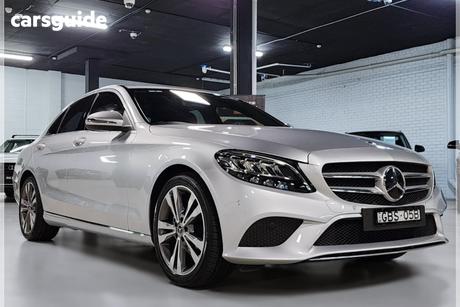 Silver 2021 Mercedes-Benz C200 Sedan