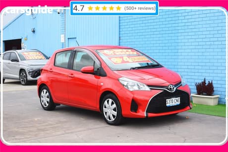 Red 2014 Toyota Yaris Hatchback Ascent