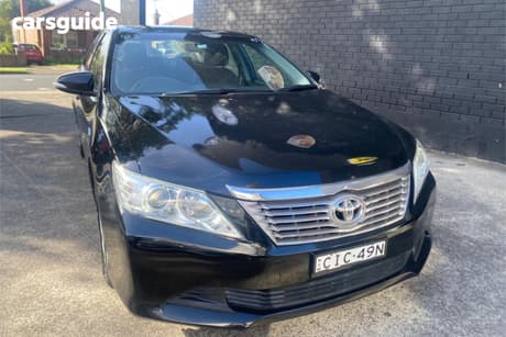 Black 2012 Toyota Aurion Sedan At-X