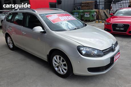 Silver 2010 Volkswagen Golf Wagon 103 Tdi Comfortline
