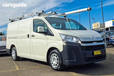 White 2019 Toyota HiAce Van Lwb