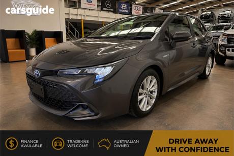 Grey 2022 Toyota Corolla Hatchback Ascent Sport Hybrid