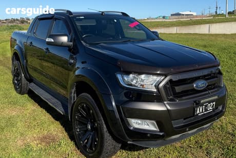 Black 2018 Ford Ranger Dual Cab Pick-up Wildtrak 3.2 (4X4)