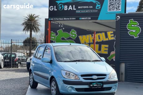 Blue 2008 Hyundai Getz Hatchback S