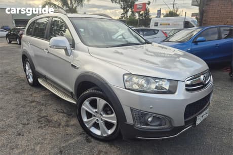 Silver 2014 Holden Captiva Wagon 7 Ltz (4X4)