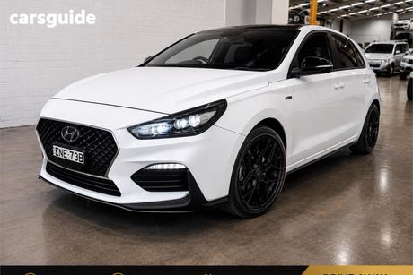 White 2021 Hyundai I30 Hatchback N Line