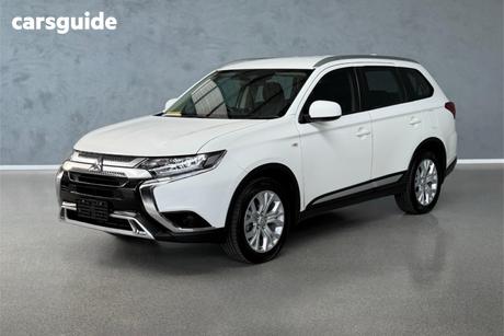 White 2019 Mitsubishi Outlander Wagon Es 7 Seat (2Wd)