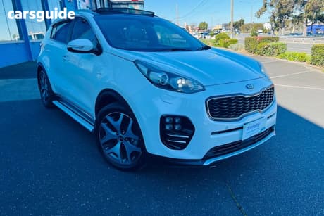 White 2016 Kia Sportage Wagon Platinum (Awd) (Grey Pack)