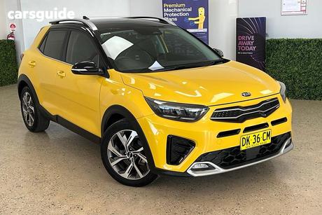 Yellow 2021 Kia Stonic Wagon Gt Line