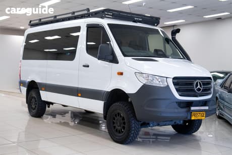 White 2025 Mercedes-Benz Sprinter Van 419Cdi Vs30 Mwb Rwd
